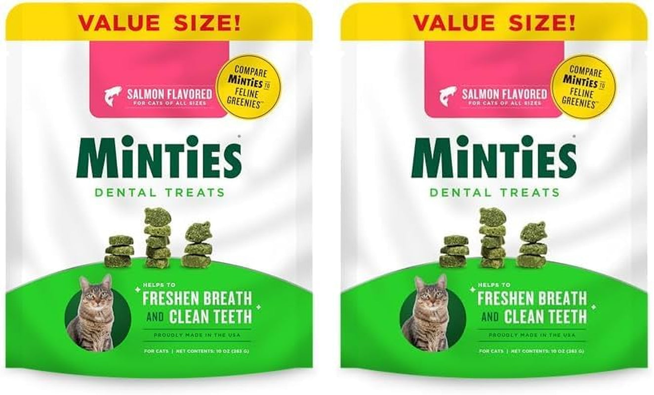 Minties Dental Chews for Medium Dogs (25-50 lbs) - 20 Count, Vet-Recommended Mint-Flavored Treats for Dental Health, Freshens Breath, and Reduces Plaque and Tartar
