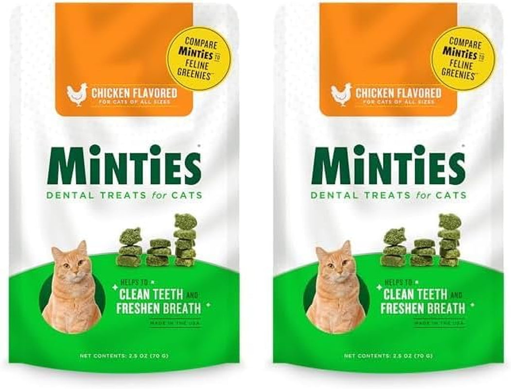 Minties Dental Chews for Medium Dogs (25-50 lbs) - 20 Count, Vet-Recommended Mint-Flavored Treats for Dental Health, Freshens Breath, and Reduces Plaque and Tartar