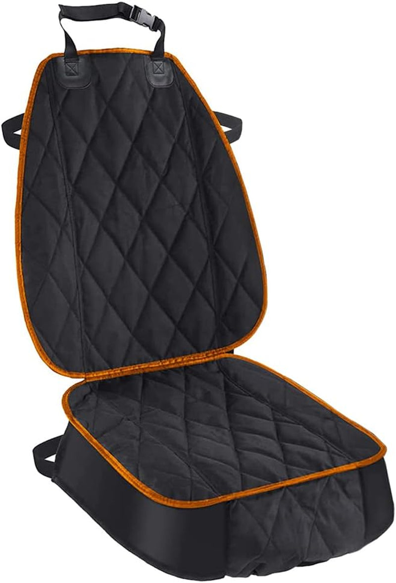 Asfrost Dog Seat Cover Cars Trucks Suvs, Thick 600D Waterproof Pet Car Seat Cover Dog, Heavy Duty & Wear-Resistant Durable Nonslip Backing with Side Flaps, Scratchproof Dog Front Seat Cover