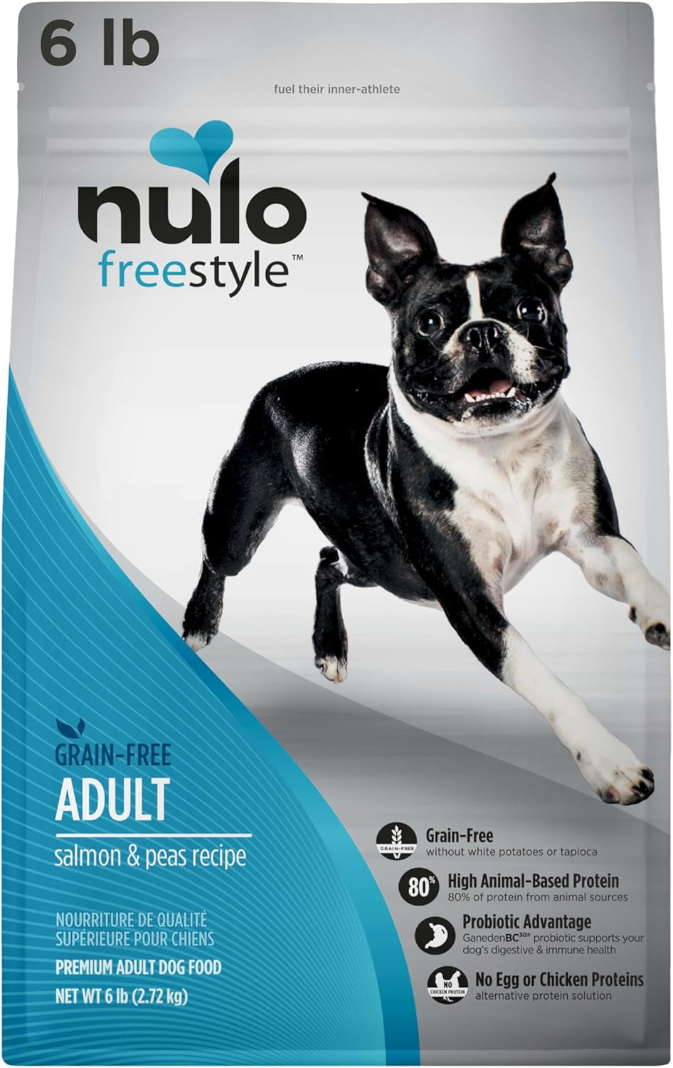 Nulo Freestyle Adult Dog Food, Premium All Natural Grain-Free Dry Small Kibble Dog Food, with BC30 Probiotic for Healthy Digestion, and High Animal-Based Protein with No Chicken or Egg Alternatives
