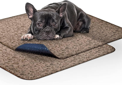 Paw Inspired Washable Pee Pads for Dogs (2 Pack) | Leakproof, Non-Slip Reusable Puppy Pads for Potty Training, Whelping, Waterproof Mat (41X41 Size, Pack of 2)